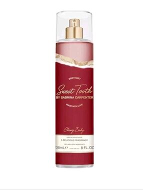 Sabrina Carpenter Cherry Baby Body Mist 8 oz for Women | Sweet Fruity Scent